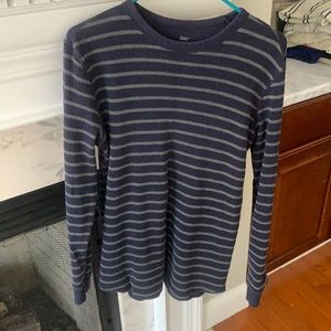 Macy/grey striped thermal